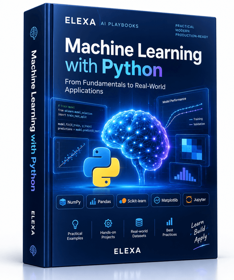 Machine Learning with Python: Build Real Projects playbook cover
