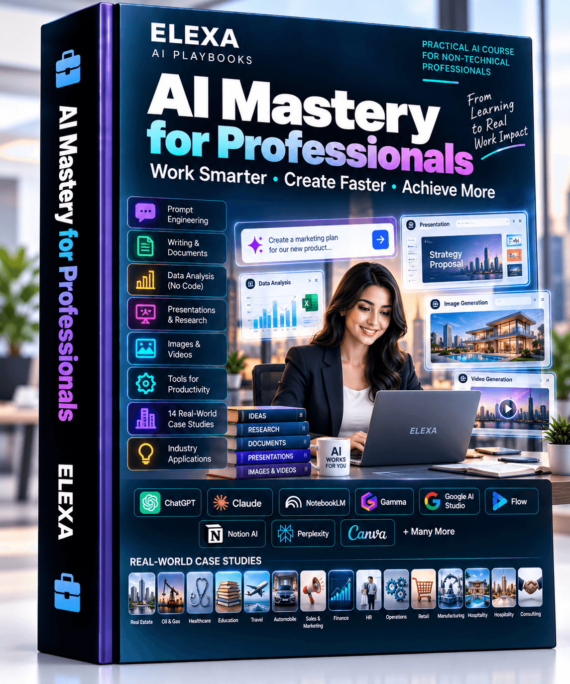 AI Mastery for Professionals: Use AI Tools to Work Smarter playbook cover